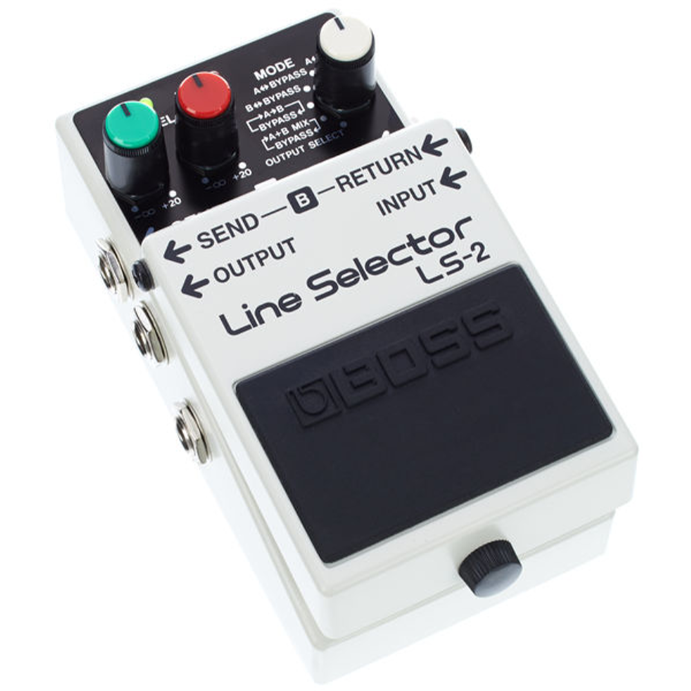 pedal boss ls2 line selector + fonte + 2 cabos ID62840 TeclaCenter