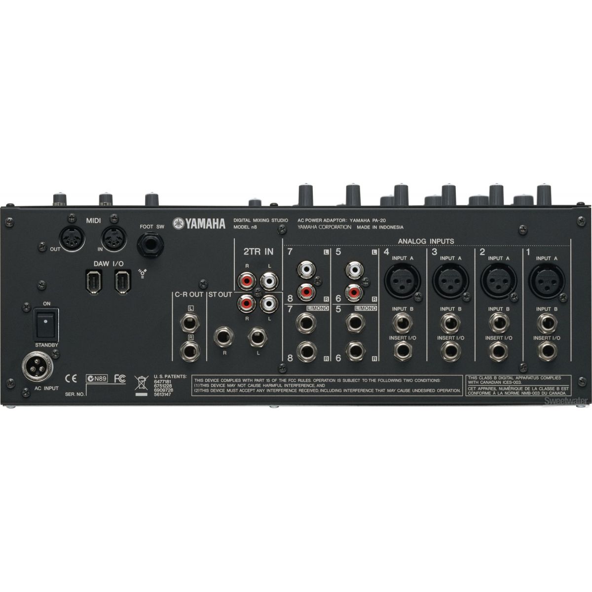 Yamaha N8 Mixer Interface Professional Audio Control