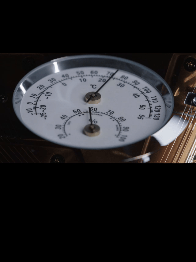 Higrotermômetro de alta precisão integrado