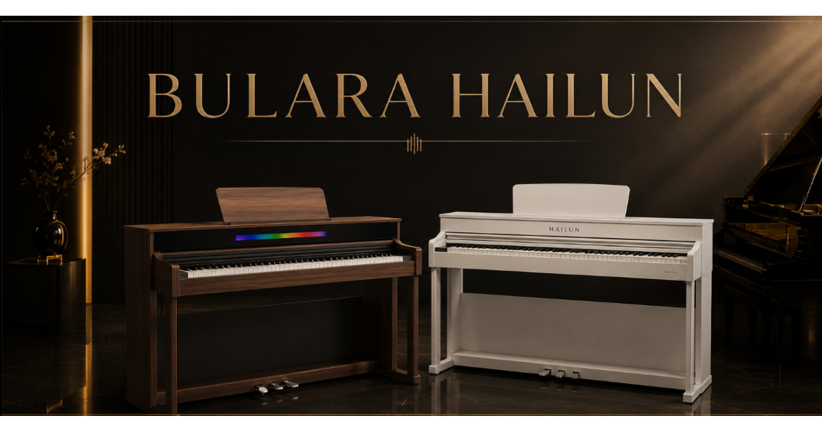 Bulara Hailun Chega à Teclacenter com uma Nova Seleção de Pianos