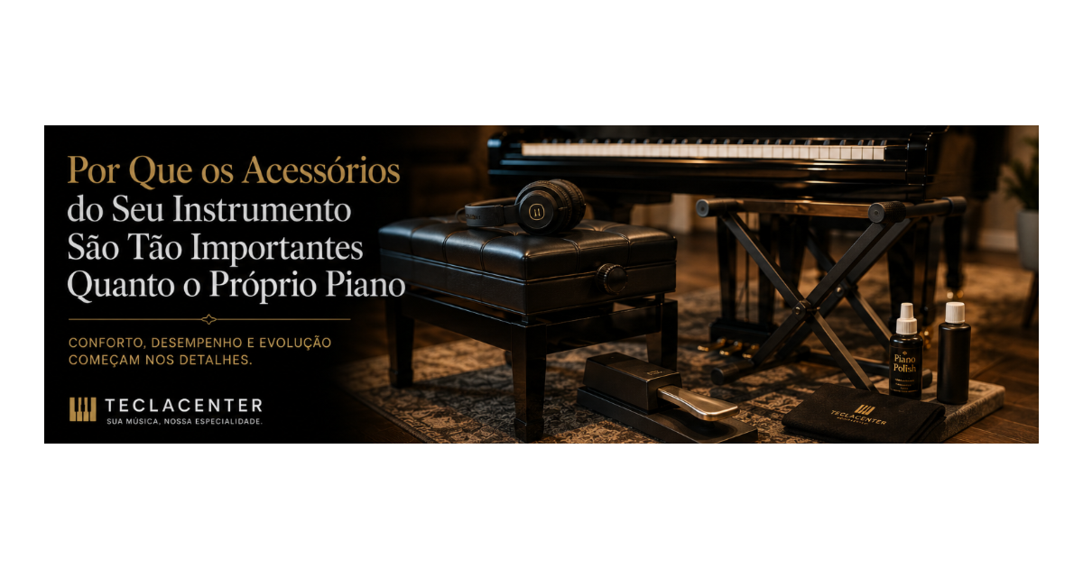 Por Que os Acessórios do Seu Instrumento São Tão Importantes Quanto o Próprio Piano