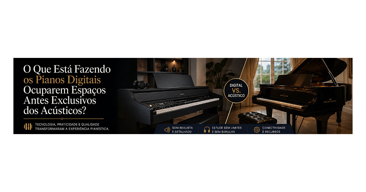 O Que Está Fazendo os Pianos Digitais Ocuparem Espaços Antes Exclusivos dos Acústicos