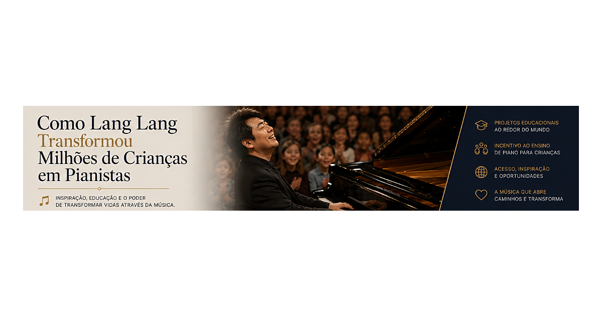 Como Lang Lang Transformou Milhões de Crianças em Pianistas