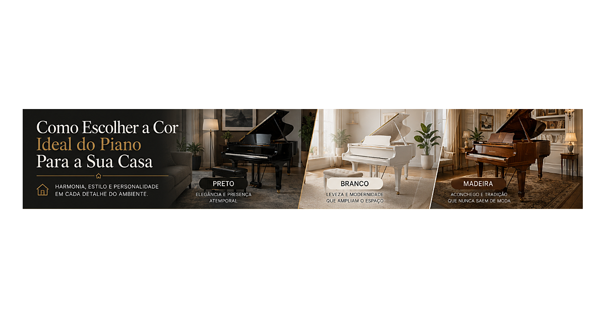 Como Escolher a Cor Ideal do Piano Para a Sua Casa
