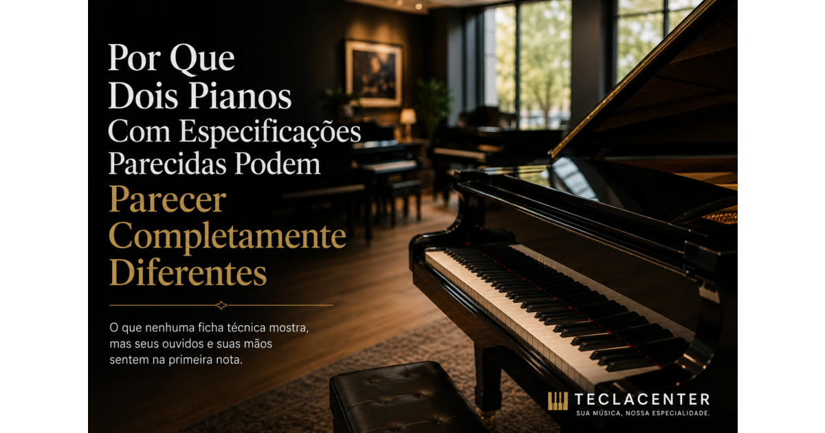 Por Que Dois Pianos Com Especificações Parecidas Podem Parecer Completamente Diferentes