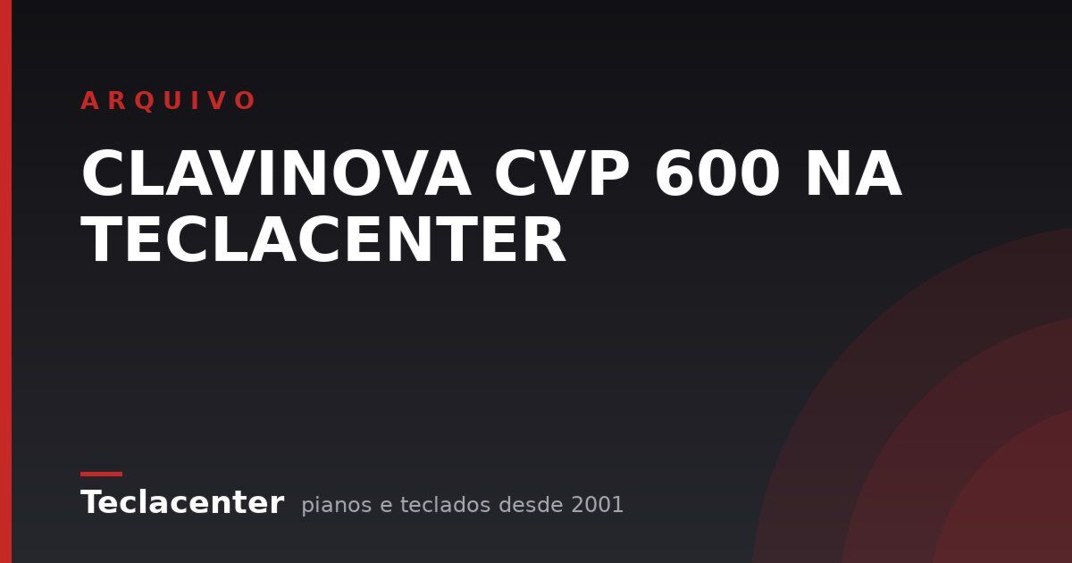 CLAVINOVA CVP 600 NA TECLACENTER