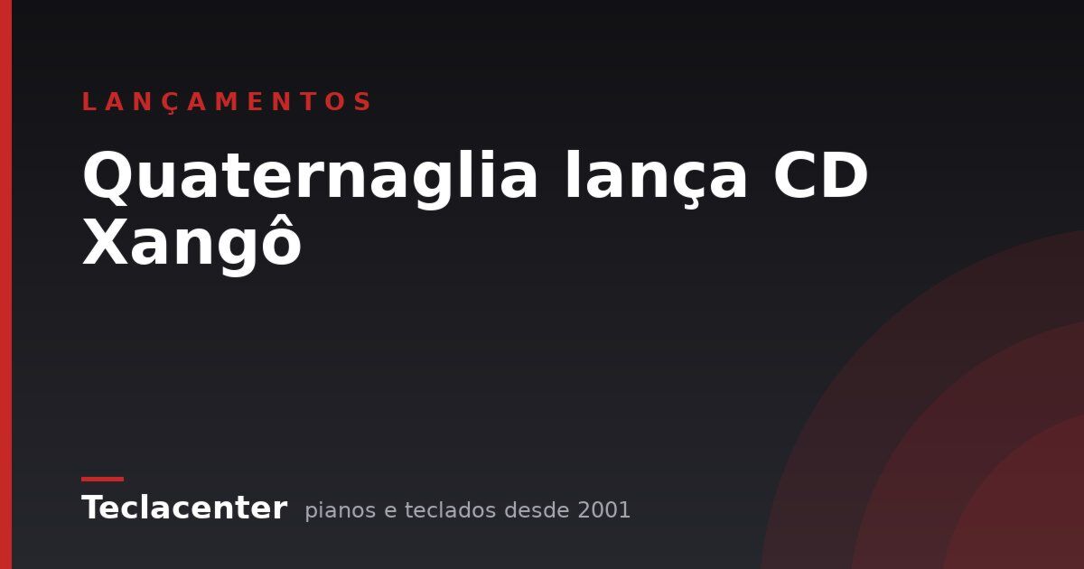 Quaternaglia lança CD Xangô