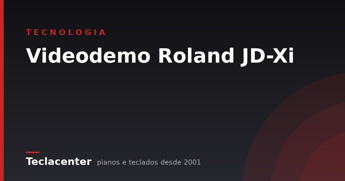 Videodemo Roland JD-Xi