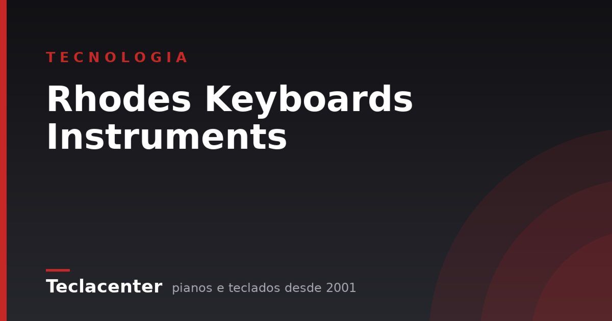 Rhodes Keyboards Instruments
