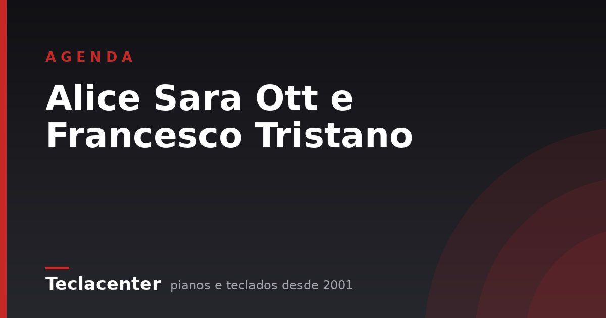 Alice Sara Ott e Francesco Tristano