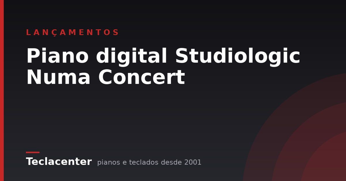 Piano digital Studiologic Numa Concert