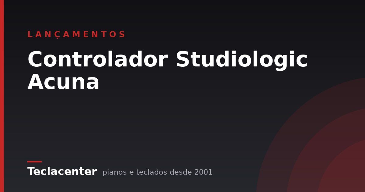 Controlador Studiologic Acuna