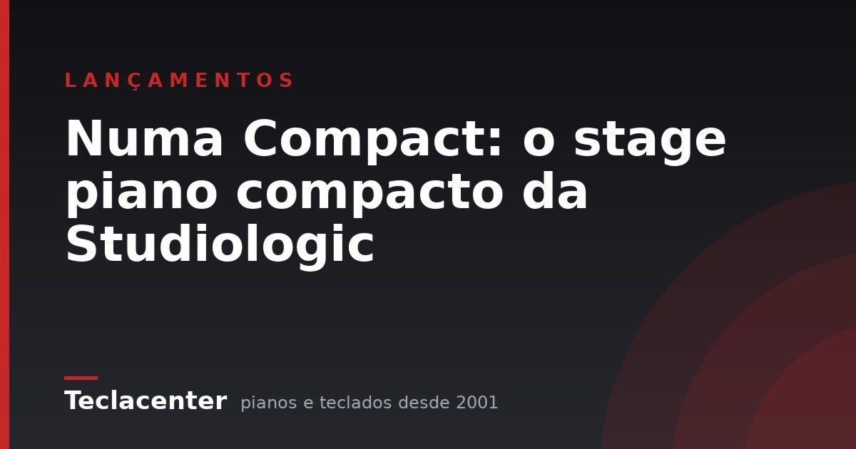 Numa Compact: o stage piano compacto da Studiologic