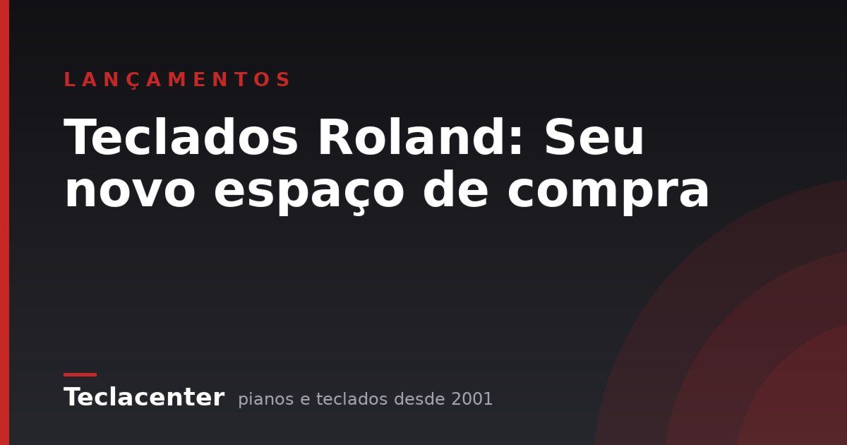 Teclados Roland: Seu novo espaço de compra
