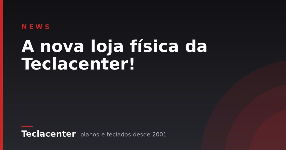 A nova loja física da Teclacenter!