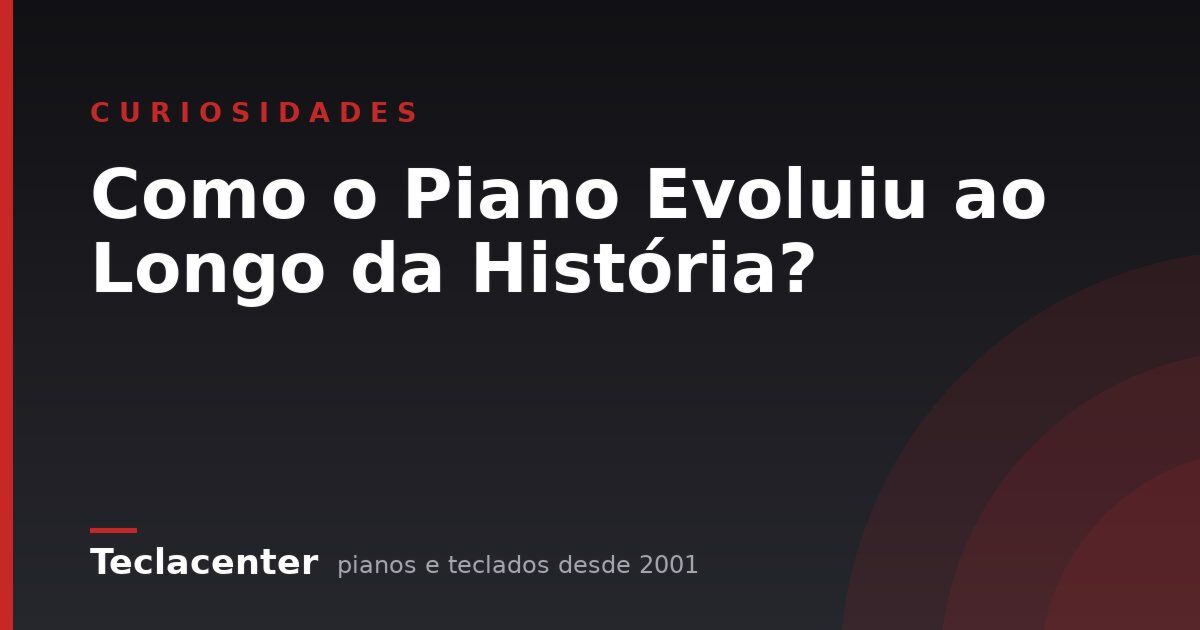 Como o Piano Evoluiu ao Longo da História?