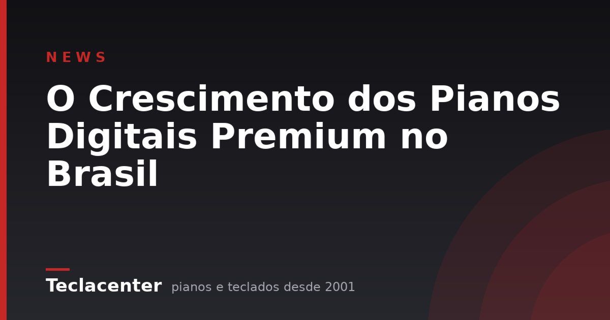 O Crescimento dos Pianos Digitais Premium no Brasil