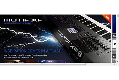 NOVAS FOTOS E VÍDEOS DO YAMAHA MOTIF XF JÁ ESTÃO NO SITE DA TECLACENTER