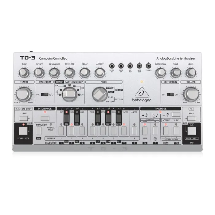 Sintetizador Behringer TD-3-SR: Clone do Roland TB-303 com
