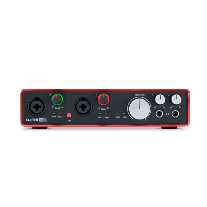 Focusrite Scarlett 6i6 Interface - High-Quality Audio Recording