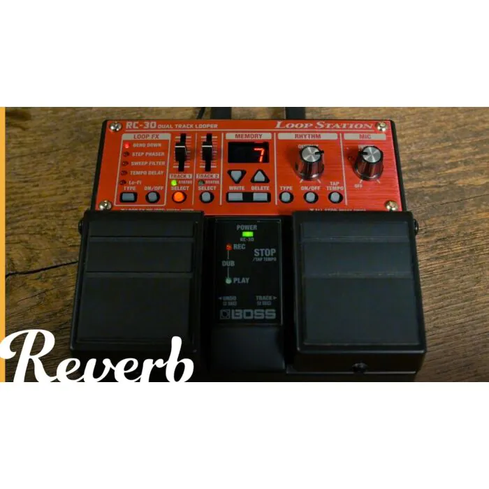 Roland Boss RC-30 Dual Track Looper Pedal - High-Quality Looping