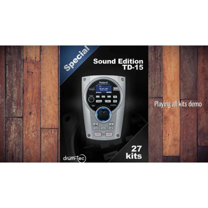 美品 Roland TD-15 音源 モジュール ① Roland TD-15 Módulo de Bateria Eletrônica