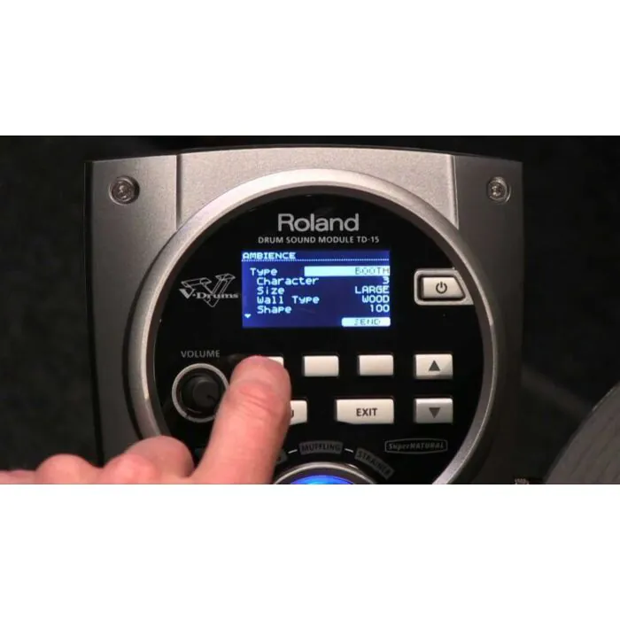 美品 Roland TD-15 音源 モジュール ① Roland TD-15 Módulo de Bateria Eletrônica