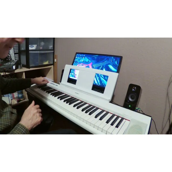 Yamaha NP-12 WH Piaggero Piano: Compact and Versatile Keyboard