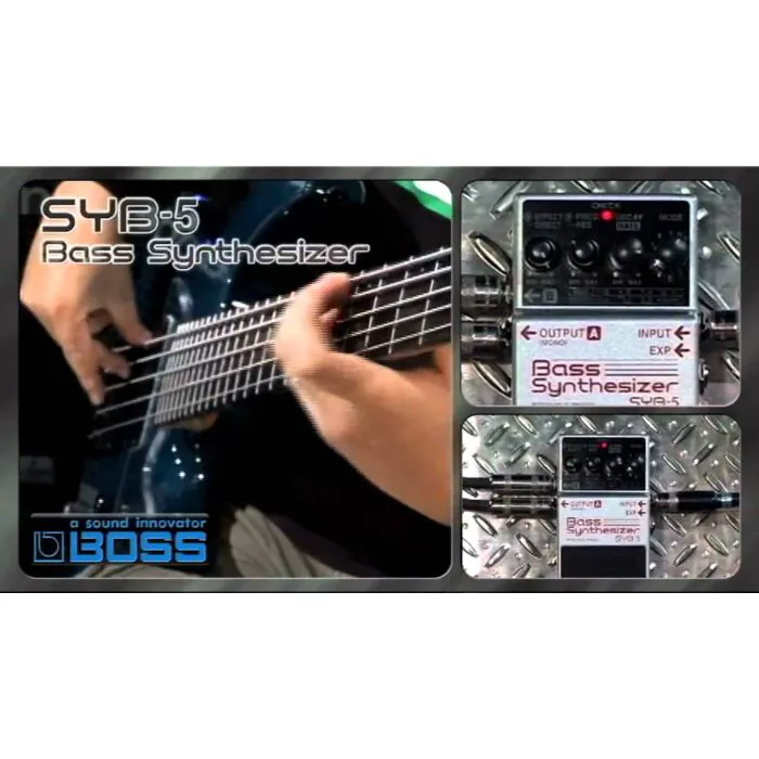 Roland Boss SYB-5 Pedal de Efeitos de Sintetizador de Baixo