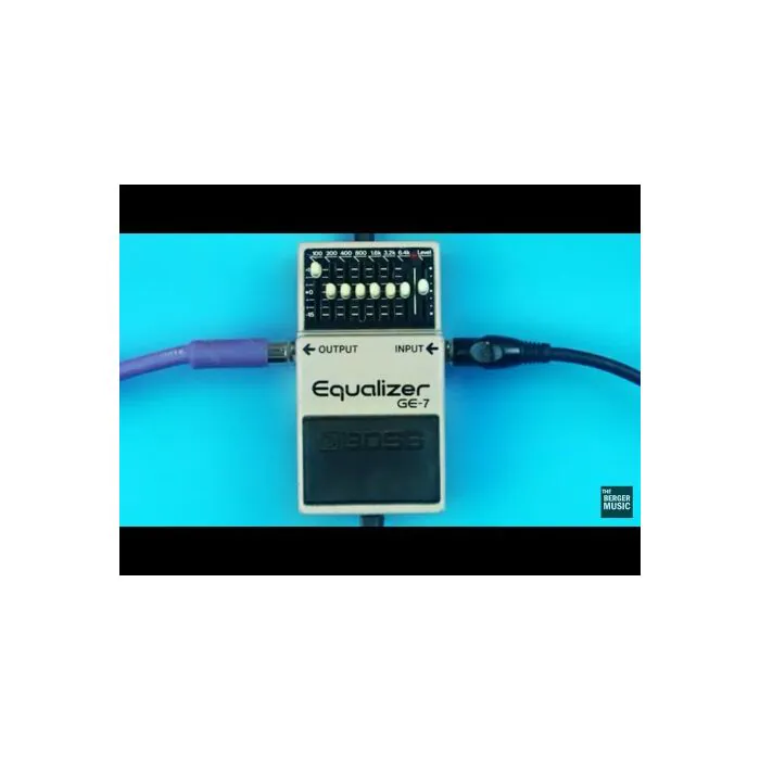 BOSS GE-7 Equalizer 黒ラベル ACA TAIWAN製 BOSS GE-7 Equalizer 黒