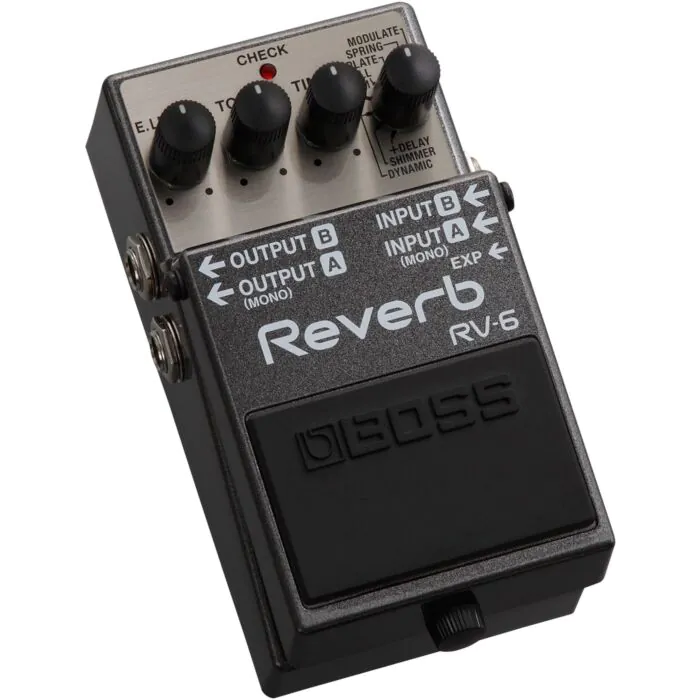 BOSS RV-6: Pedal de Reverb com Shimmer e Delay | Teclacenter