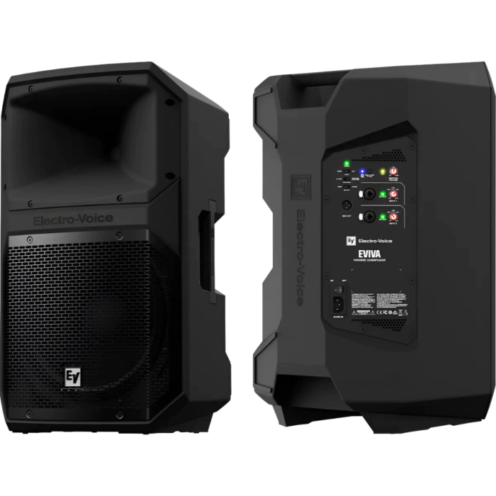 EVIVA 12P Preto – Caixa Ativa Electro‑Voice 12″ 1000 W com DSP e