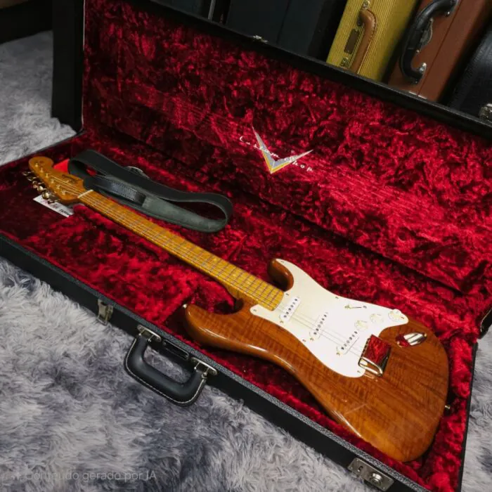 ギター Fender Custom Shop Stratocaster Fender Custom Shop Artisan Stratocaster Claro Walnut - Obra Prima
