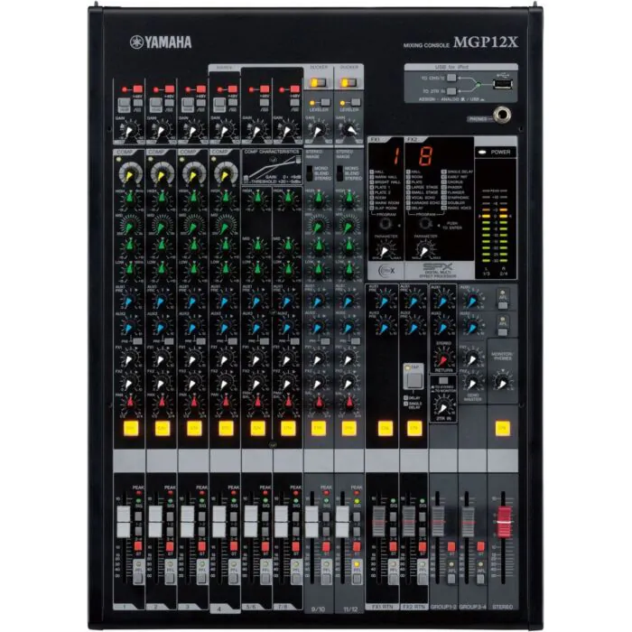 【動作確認済】YAMAHA MGP12X 12chミキサー Yamaha MGP12X Mixer - Professional Audio Mixing Console