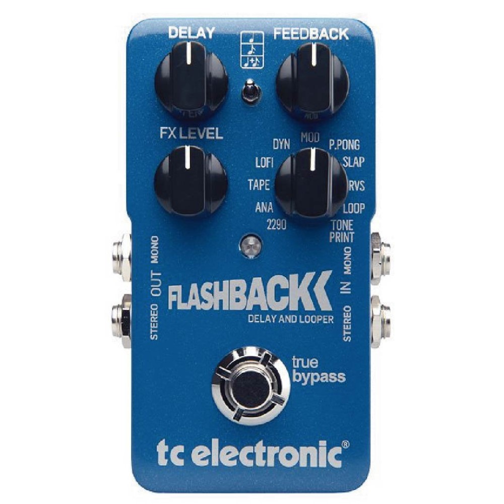 Pedal TC Electronic Flashback Delay – Delay Completo e Looper
