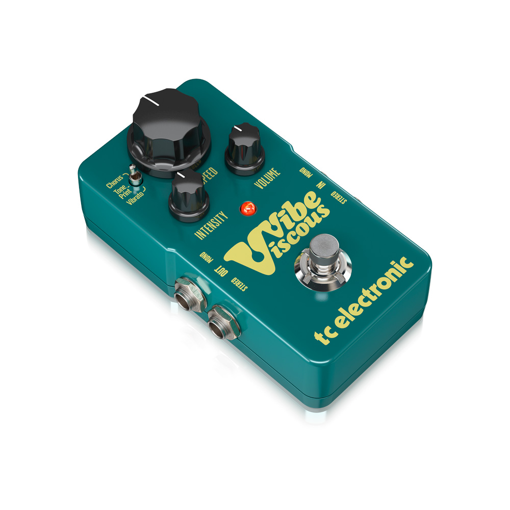 Pedal Viscous Vibe TC Eletronic - Recriação do verdadeiro univibe
