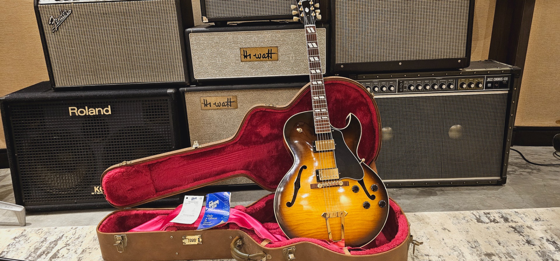 Guitarra Gibson ES 275 Custom Figured Montreux Burst - Usada