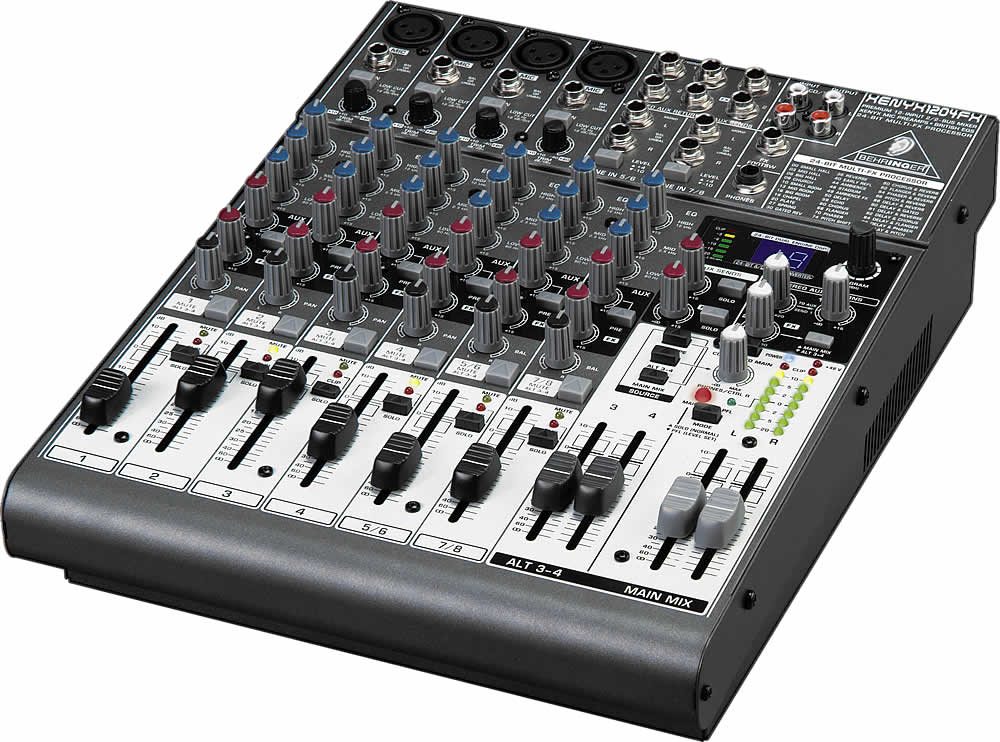BEHRINGER ベリンガー　ミキサー XENYX 1204FX Behringer Xenyx 1204FX - Mixer Analógico Profissional com Efeitos