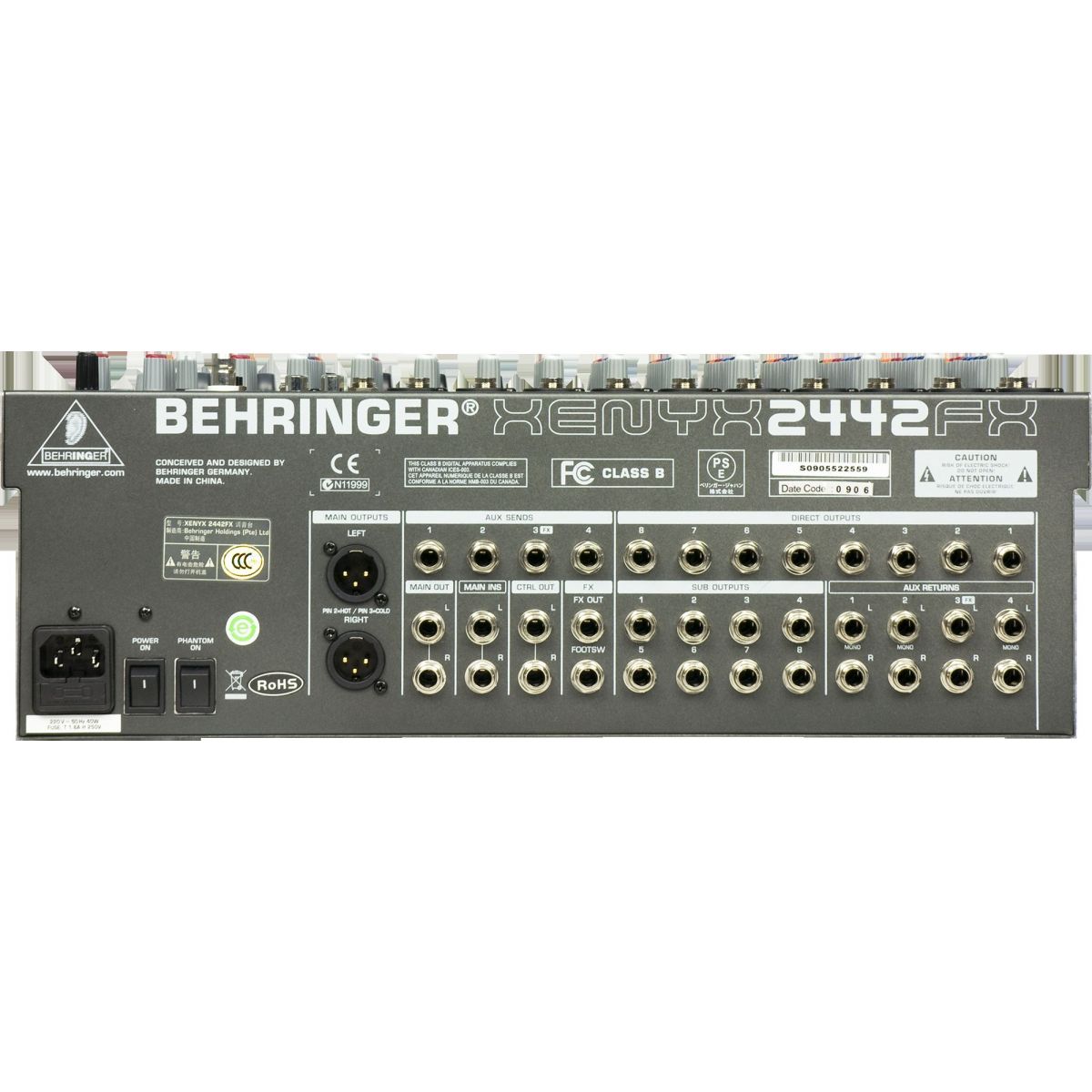 Behringer Xenyx 2442-FX Mixer - High-Quality Audio Mixing