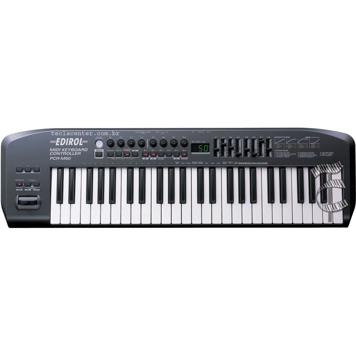 Controlador MIDI Roland Edirol PCR-M50 - Versatilidade e Qualidade