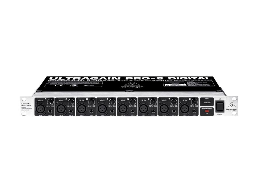BEHRINGER ベリンガー ADA8000 AD/DA コンバータ 8ch conversorbehringerada8000adatc