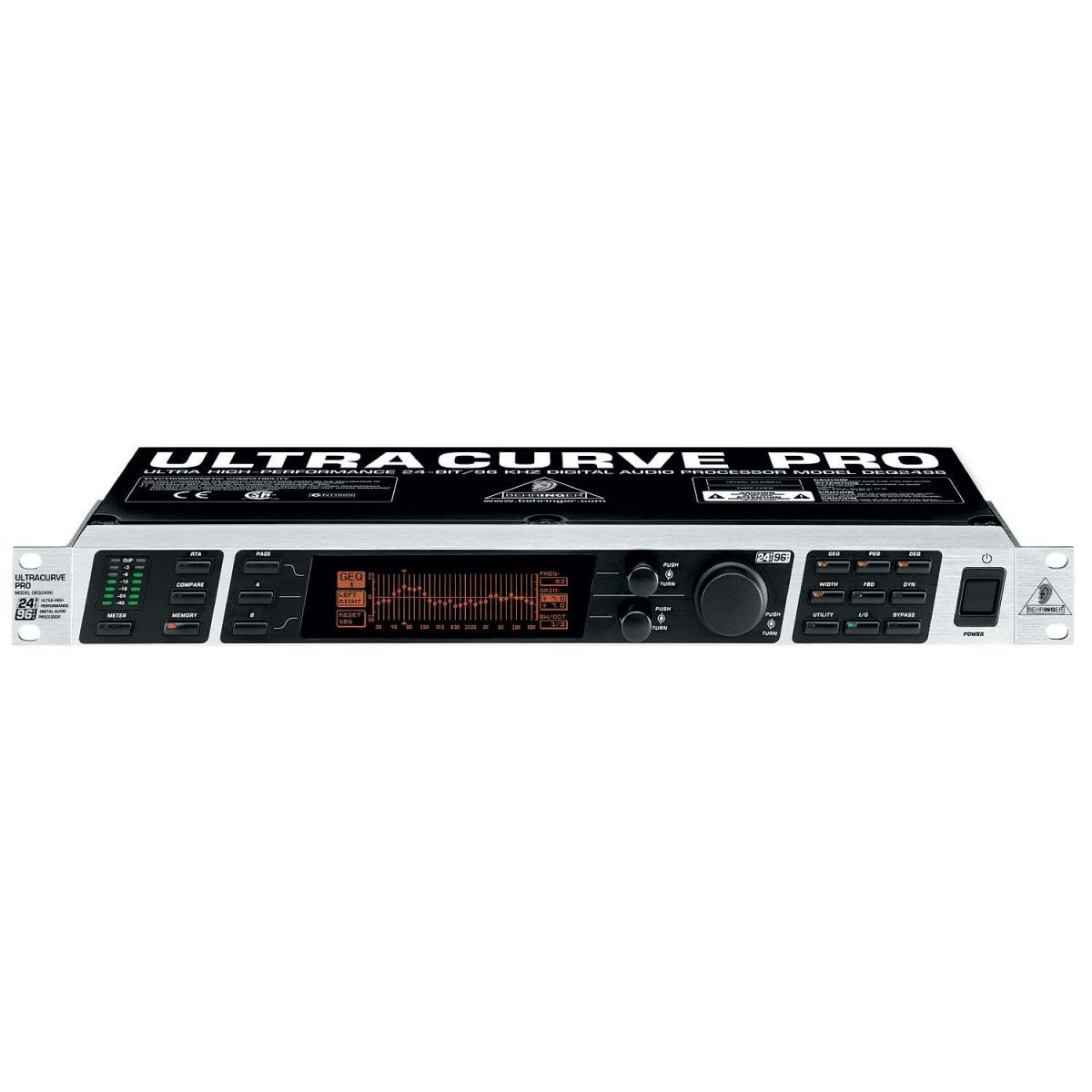 behringer ultracurve pro deq-2496 equalizador processador digital