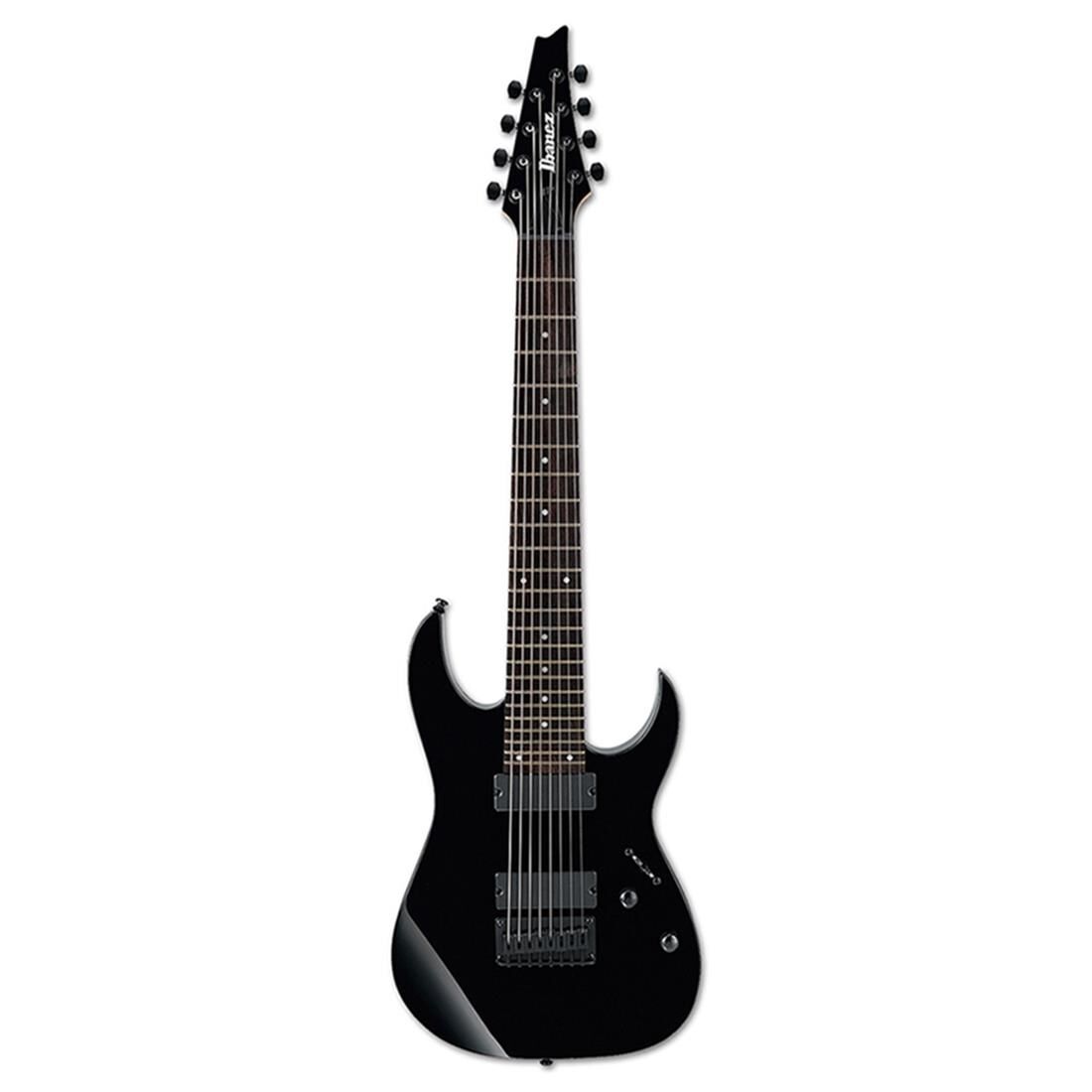 Ibanez rgms8/bk 8弦ギター Guitarra elétrica de 8 cordas Ibanez RGms8-BK Multi Scale Bk Color