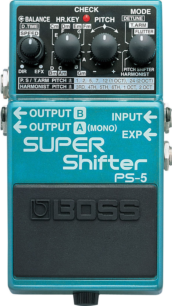 BOSS PS-5 スーパーシフター Pedal de efeito Roland Boss PS-5 Super Shifter | TeclaCenter Inst