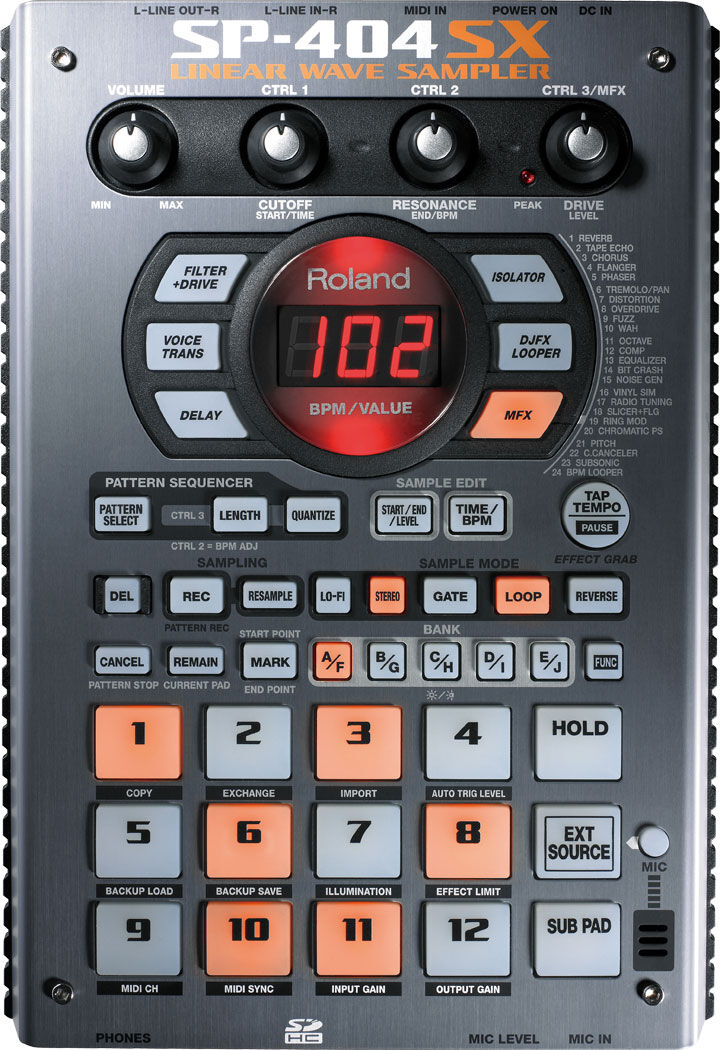 roland sp-404sx sampler d.j. | TeclaCenter Instrumentos Musicais