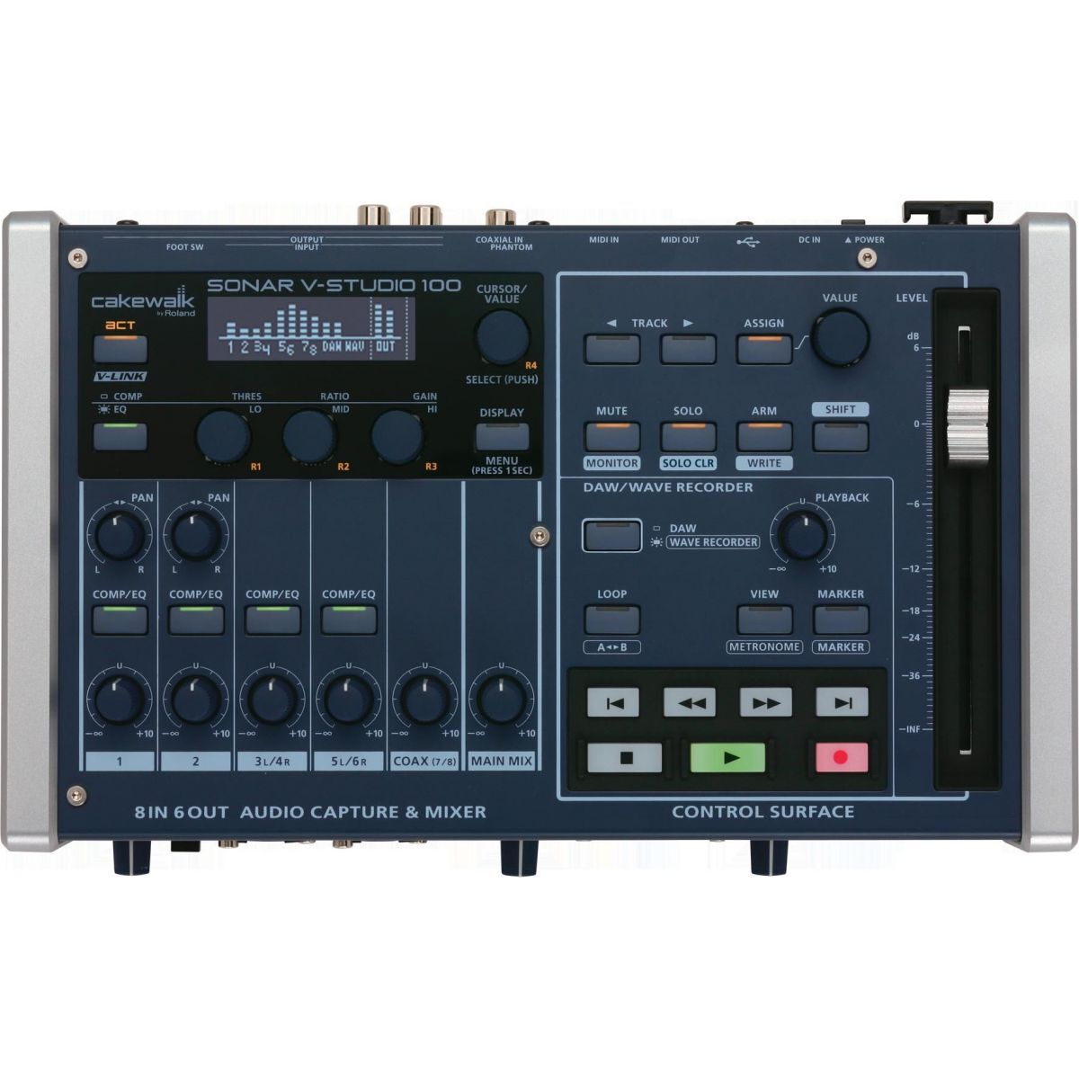 【極美品】Roland SONAR V-STUDIO 100 VS-100 roland vs-100 gravador - azul | TeclaCenter Instrumentos Musicais