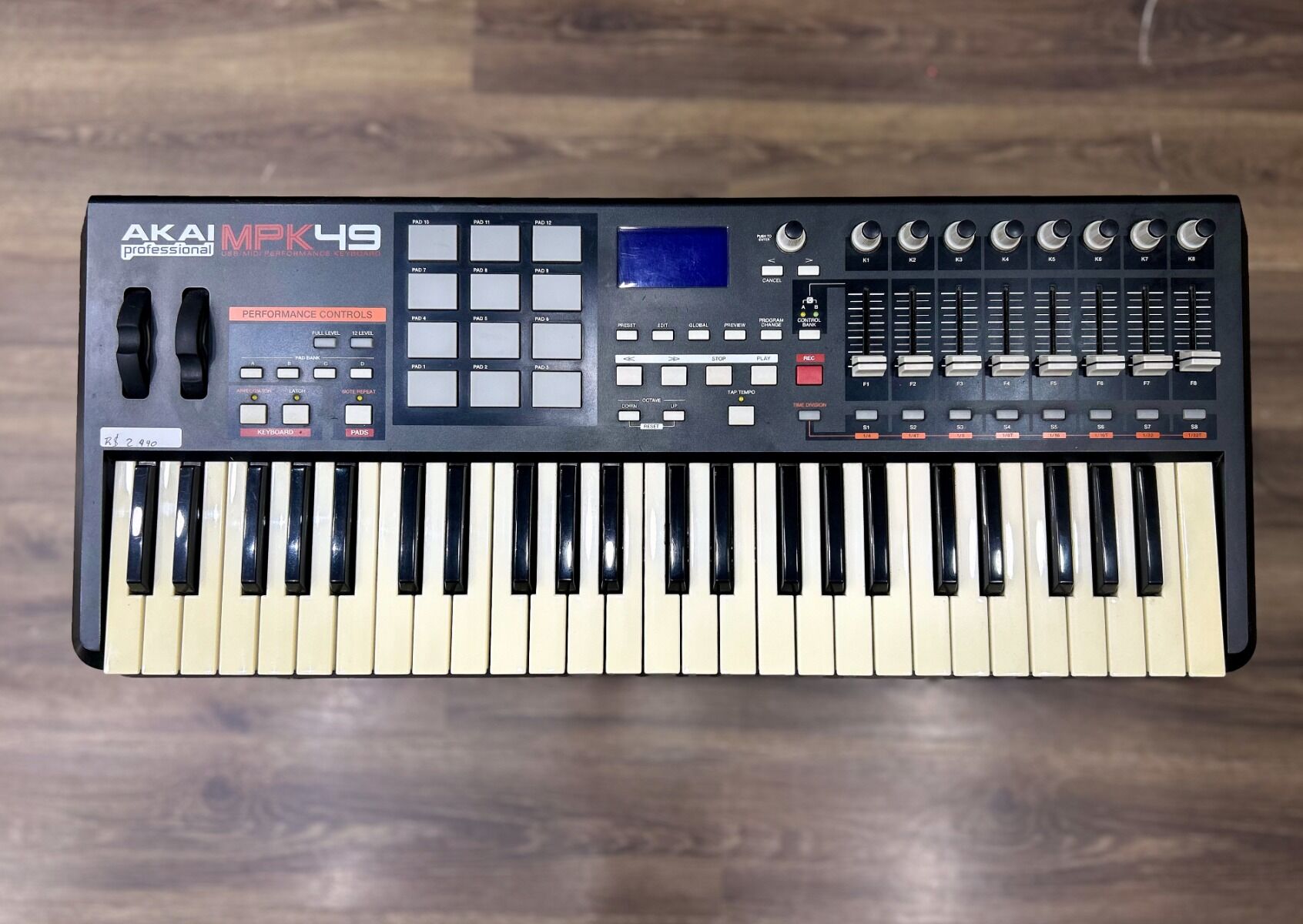 AKAI MPK49 MIDIキーボード AKAI MPK249 Profissional - Controlador de teclado USB MIDI com 49