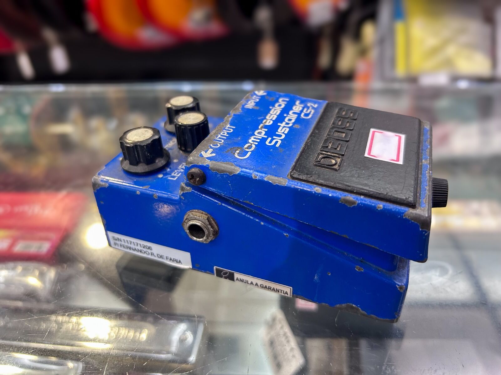 Pedal Compressor Sustainer CS-2 Boss Azul - Usado | TeclaCenter I