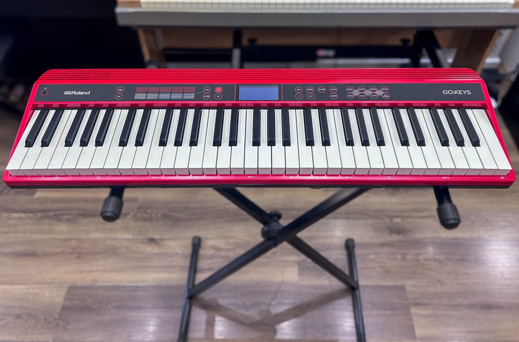 Roland GO:KEYS レッド ケース付き ローランド Roland GO KEYS 3 赤 RD + キーボードケースセット