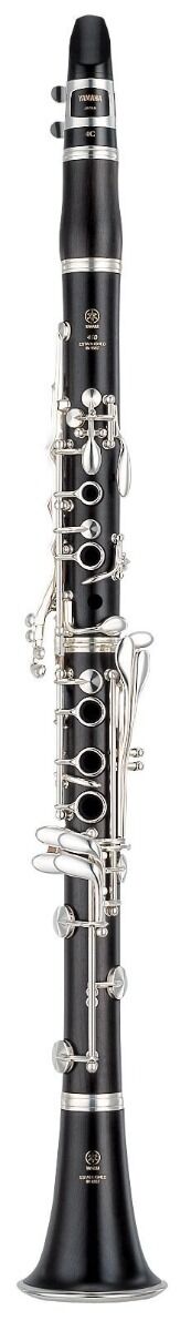 Clarinete Yamaha YCL-450 (Bb) Corpo em Grenadilla Chaves Prateada